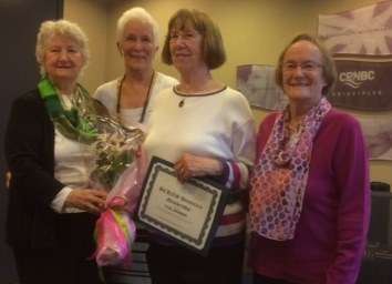 Ethel Warbinek receives Honourary Membership