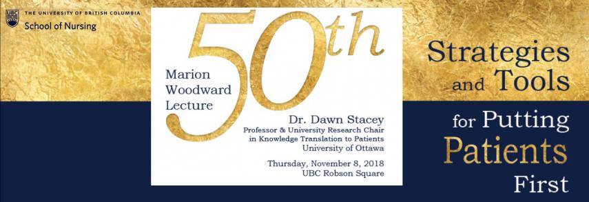 50th Marion Woodward Lecture: Save this date.