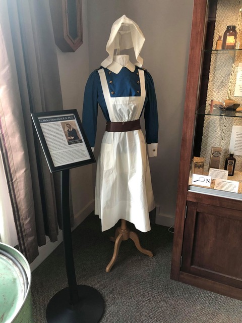 Helen Mussallem’s WW2 nursing uniform on display – BCHNS